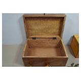 Vintage Storage Boxes and Figurines