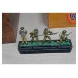 Vintage Storage Boxes and Figurines