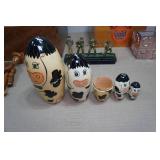 Vintage Storage Boxes and Figurines