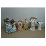 Assorted Decorative Angel Figurines