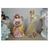 Assorted Decorative Angel Figurines