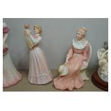 Assorted Decorative Victorian Lady Figurines