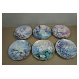 Lena Liu 'On Wings Of Snow' Series Collectors Plates