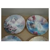 Lena Liu 'On Wings Of Snow' Series Collectors Plates