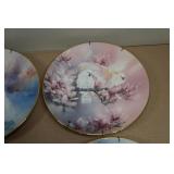 Lena Liu 'On Wings Of Snow' Series Collectors Plates
