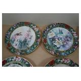 Lena Liu 'Humming Bird Treasury' Series Collectors Plates