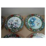 Lena Liu 'Humming Bird Treasury' Series Collectors Plates