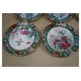 Lena Liu 'Humming Bird Treasury' Series Collectors Plates