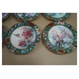 Lena Liu 'Humming Bird Treasury' Series Collectors Plates