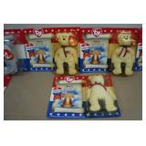 McDonalds TY Beanie Babies - Liberty Trio