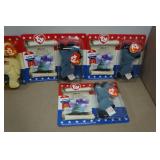 McDonalds TY Beanie Babies - Liberty Trio