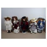 Vintage Heritage Mint Porcelain Dolls