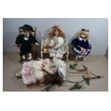 Vintage Porcelain Dolls