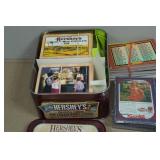 Collectors Cards and Coca-Cola Pogs - Hersheys, Campbells