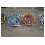 Collectors Cards and Coca-Cola Pogs - Hersheys, Campbells