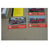 Fire Engines Collectors Cards