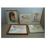 Assorted Child Themed Wall Art