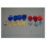 Vintage Illinois Band and US Medals