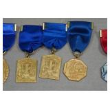 Vintage Illinois Band and US Medals
