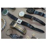 Assorted Vintage Wrist Watches and Bracelets
