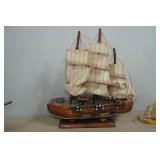 Vintage Wooden Ship Models
