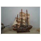 Vintage Wooden Ship Models