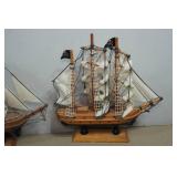 Vintage Wooden Ship Models