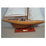 Vintage Wooden Ship Model