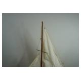 Vintage Wooden Ship Model