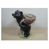 Fishing Black Bear Garden Art
