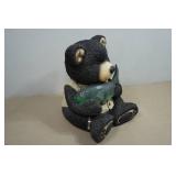 Fishing Black Bear Garden Art