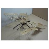 Vintage Metal Garden Art Butterfly