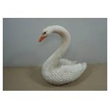 Vintage Resin Swan Statue