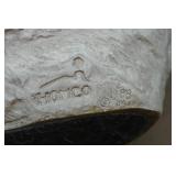 Vintage Resin Swan Statue