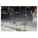 Heart Shaped Metal Hanging Basket Stands