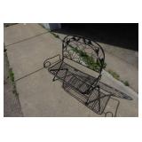 Wrought Iron Garden Bench