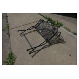 Wrought Iron Garden Bench