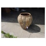 Vintage Palm Leaf Hand Made Basket