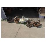 Assorted Baskets and Candles