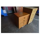 *2* Vintage Side Tables with Drawers