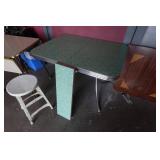 Vintage Kitchen Tables and Stool
