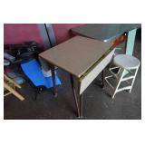 Vintage Kitchen Tables and Stool