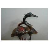 Bronze Herons Statue