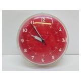 Vintage Mid Century Round Kitchen Wall Clock