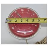 Vintage Mid Century Round Kitchen Wall Clock
