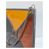 Vintage Stained Glass Window Light Catcher
