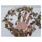 Very Nice Vintage Highly Detailed Brass & Copper Butterfly Displays