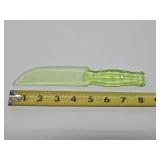 Very Cool Vintage Vaseline Glass Knife w/Original Box