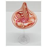 Beautiful Signed Art Glass Vase