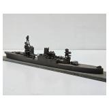 Original Vintage WW2 era Wooden Battleship  - Signed on Bottom - 16" Overall Length